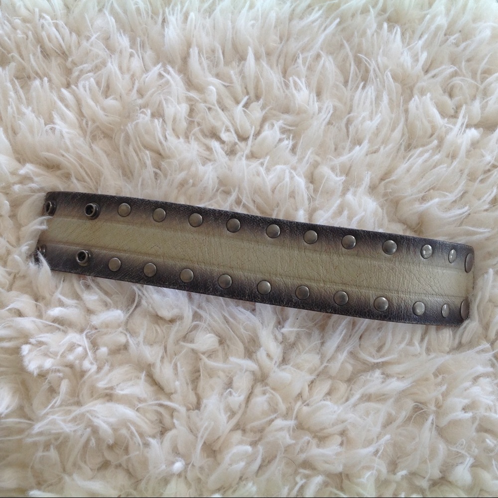 VINTAGE ~FOSSIL LEATHER BAND~